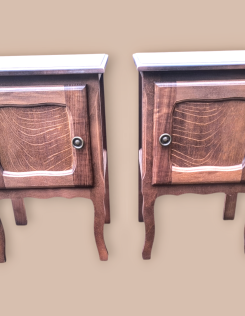 Neobarokk stílusú éjjeli szekrény pár 5.