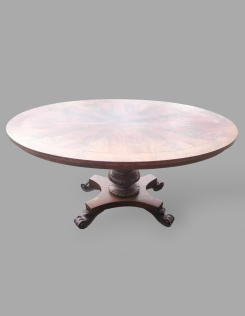 Neobarokk ovális dohányzóasztal 1.