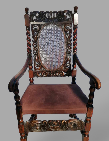 Antik neoreneszánsz fotel