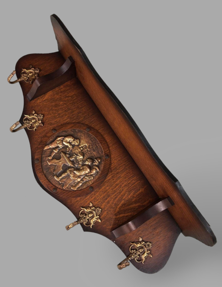 Rézbetétes fogas,akasztó