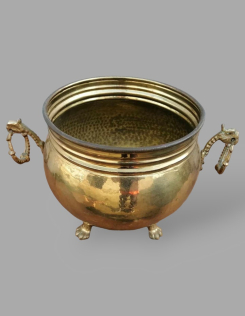 Réz virágtartó kaspó