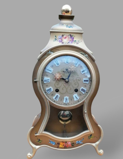 Kézzel festett kandalló óra