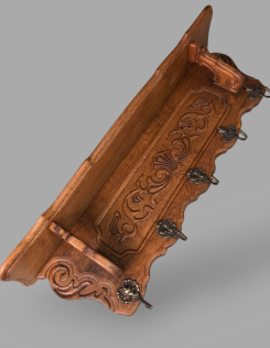 Neobarokk akasztó, fogas 3.