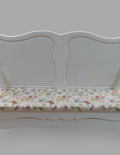 Fehér provence neobarokk pad