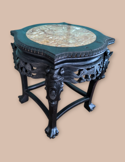 Márványlapos posztamens,virág vagy szobortartó