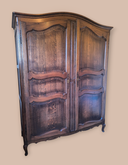 Neobarokk 2 ajtós ruhás szekrény, gardrób 3.