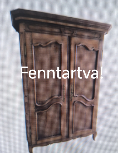 Antik neobarokk 2 ajtós ruhás szekrény,gardrób 3.