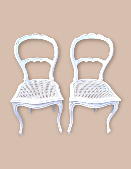 Antik neobarokk provence székpár.