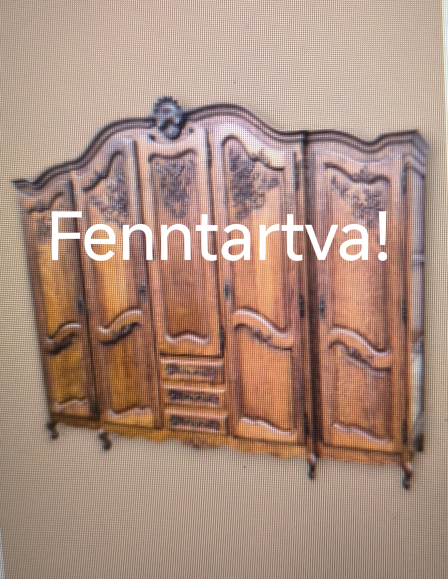 Neobarokk 5 ajtós ruhás szekrény, gardrób 1.