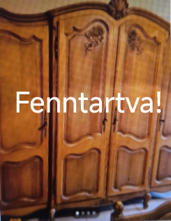 Neobarokk 4 ajtós ruhás szekrény, gardrób 4.