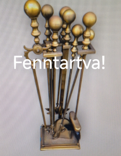 Réz kandalló tisztító szett