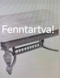 Antik nagy méretű dohányzóasztal