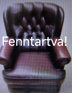 Chesterfield jellegű bőr fotel