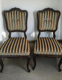 Antik neobarokk szék pár.