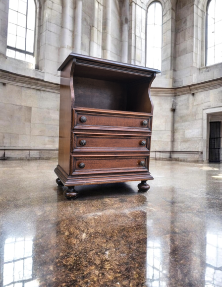 Angol stílusú 3 fiókos komód.