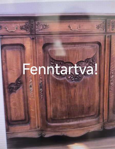 Antik neobarokk komód,tálaló.