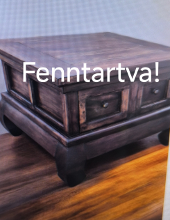 Fiókos ópiumasztal,dohányzóasztal.