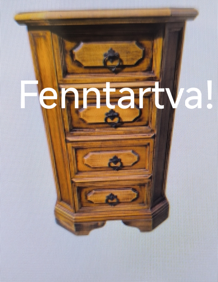 4 fiókos keskeny komód