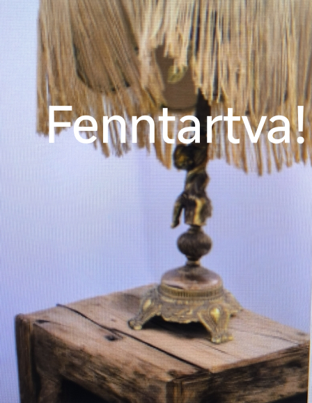 Puttós réz-ónix asztali lámpa.