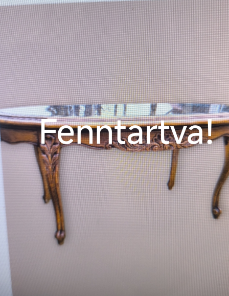 Neobarokk dohányzóasztal 5.