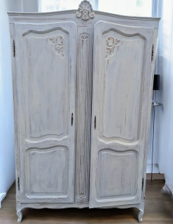 Neobarokk ,provence stílusú 2 ajtós ruhás szekrény,gardrób.