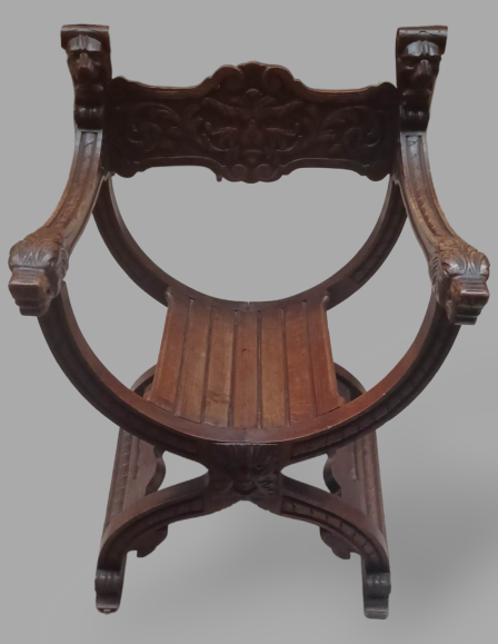 Antik savonarola szék 2.