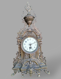 7. Réz kandalló óra