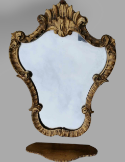 Barokk tükör konzollal