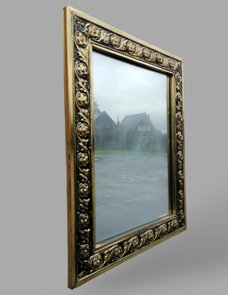 Barokk rézborítású tükör