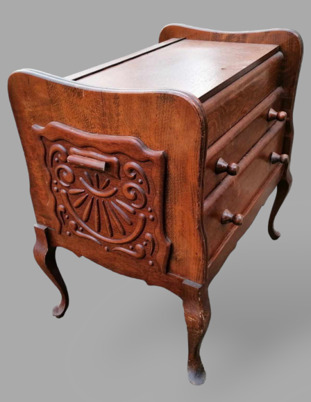 Neobarokk varró asztal, komód