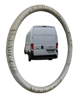 Provence ovális tükör