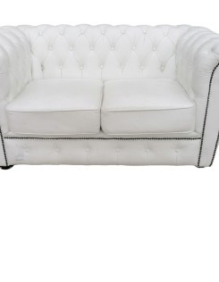 Chesterfield 2 személyes bőr kanapé