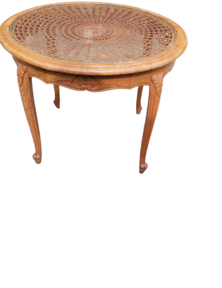 Neobarokk kerek dohányzóasztal 1.