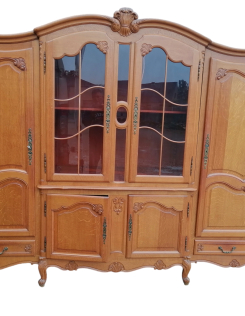 Neobarokk vitrines tálaló,gardrób,könyvszekrény