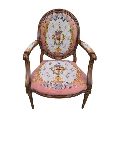 Francia barokk gobelines karosszék 1.