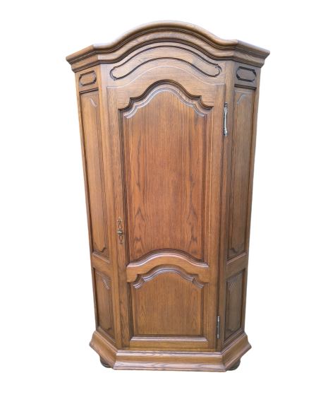 Tölgy sarok ruhás szekrény,gardrób