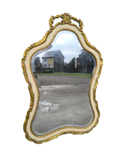 115 cm magas barokk provence tükör