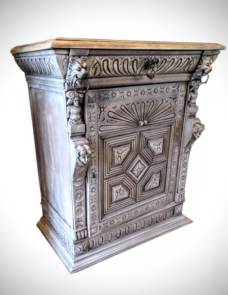 Antik neoreneszánsz komód 6.