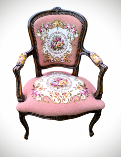Neobarokk gobelines fotel,karosszék