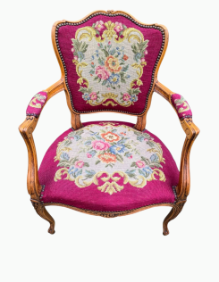 Neobarokk gobelines karosszék 9.