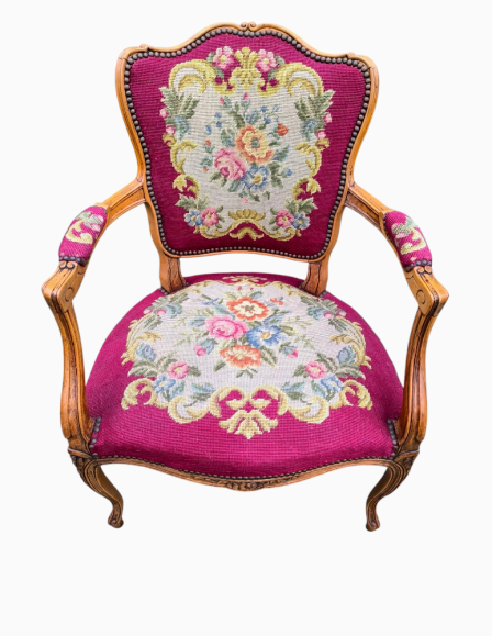 Neobarokk gobelines karosszék 9.
