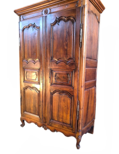 Antik 2 ajtós neobarokk stílusú gardrób,ruhás szekrény.