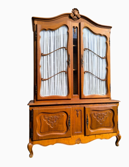 Neobarokk vitrin,könyvszekrény