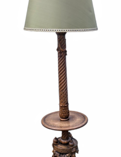 Antik fa állólámpa