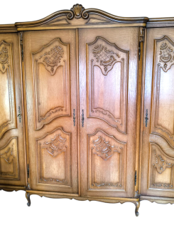 Neobarokk 4 ajtós ruhás szekrény, gardrób 1.