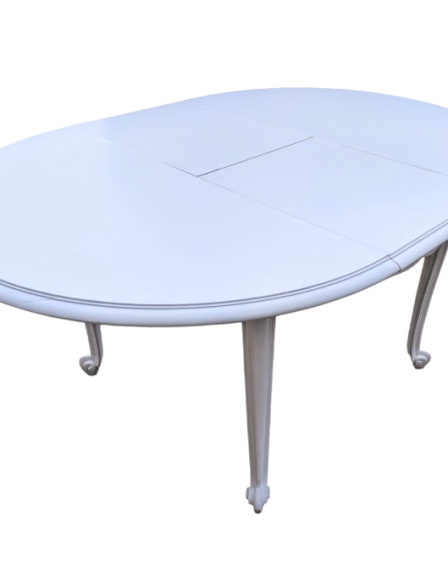 Neobarokk ,provence stílusú bővíthető asztal