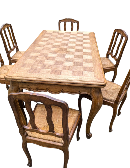 Neobarokk 6 székes étkező garnitúra