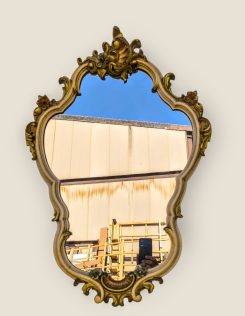 Provence barokk fali tükör 1.