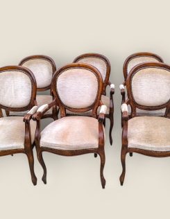 6 db neobarokk karosszék,fotel