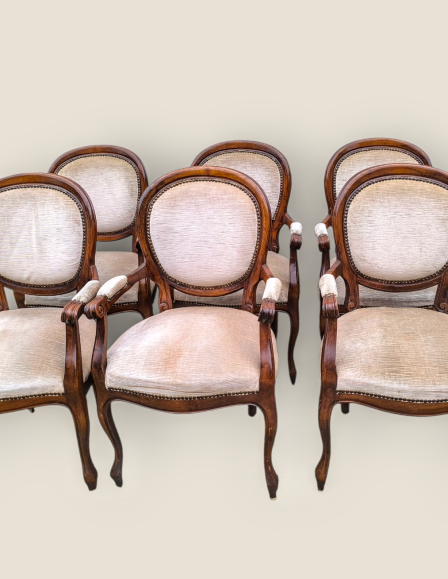 6 db neobarokk karosszék,fotel